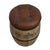 CYCLINDRICAL MOET CHANDON LEATHER OTTOMAN