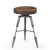 TRIPOD LEATHER WIND UP STOOL