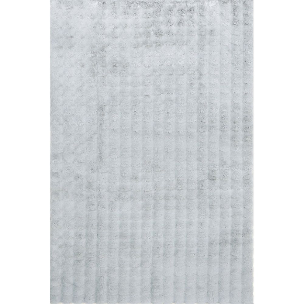 Bubble Washable Rug - Silver 270X180Cm