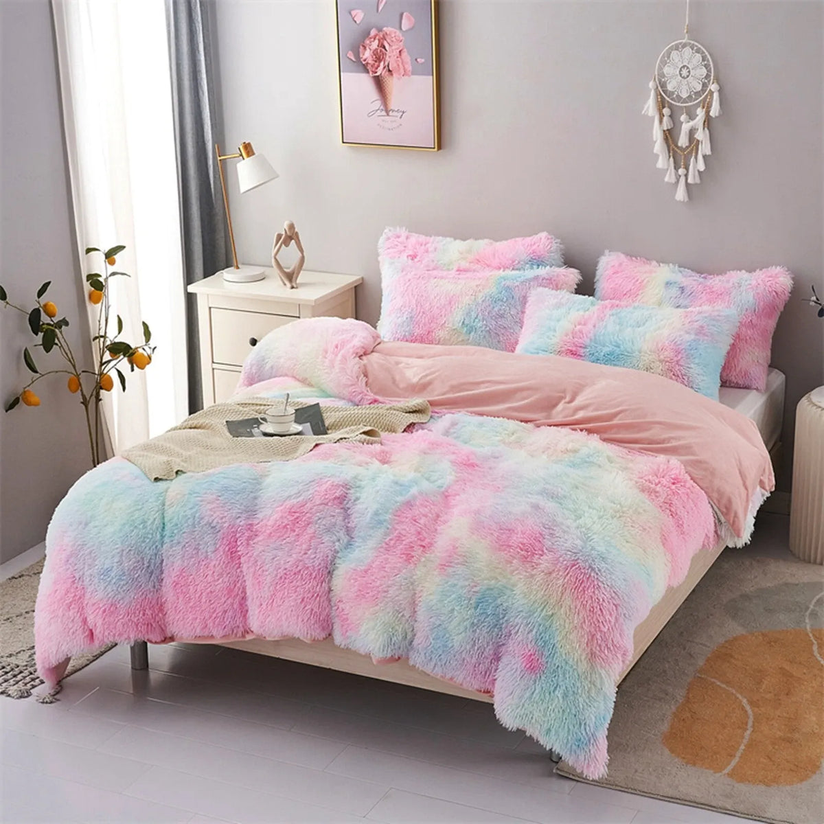 Tie Dye Avignon Botanical Quilt / Doona / Duvet Cover set