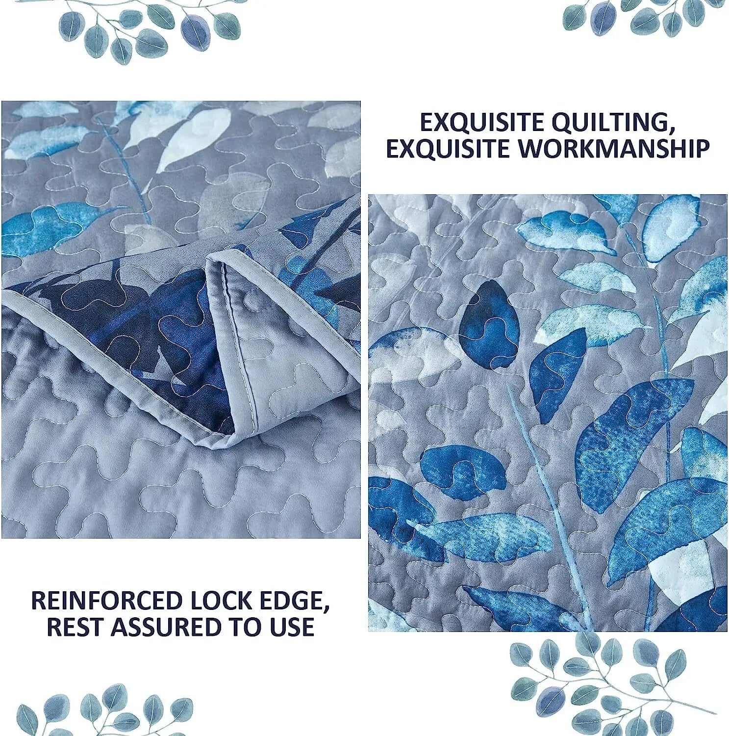 Estate Aurelia Leaf Quilt / Doona / Duvet Cover set