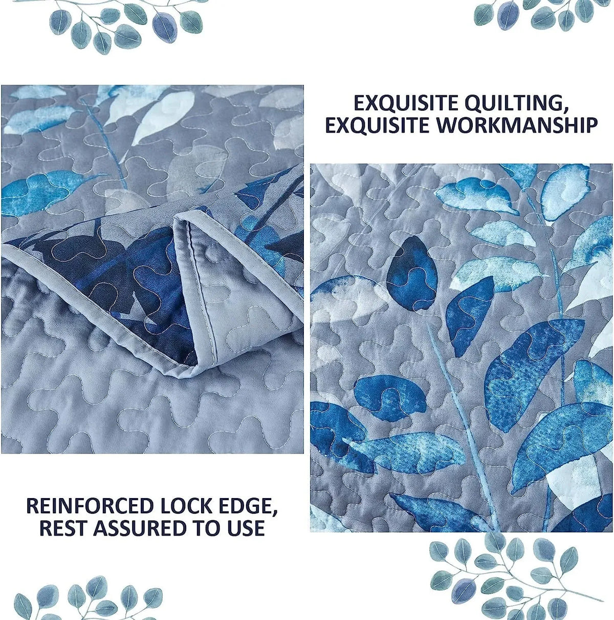 Estate Aurelia Leaf Quilt / Doona / Duvet Cover set