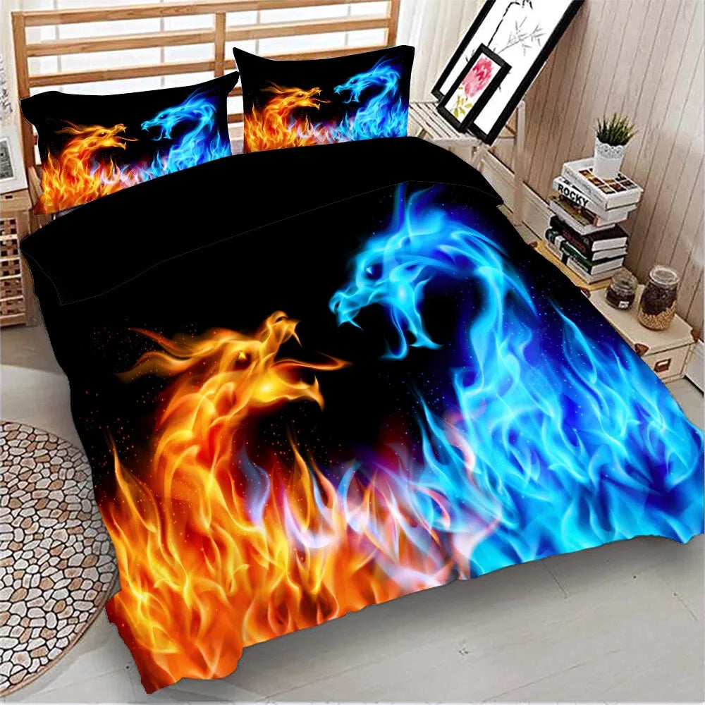 Dragon Arabelle Bloomscape Quilt / Doona / Duvet Cover set