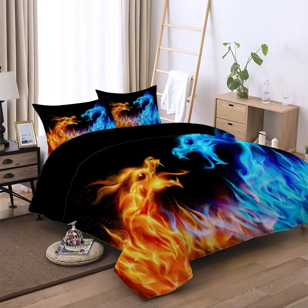 Dragon Arabelle Bloomscape Quilt / Doona / Duvet Cover set