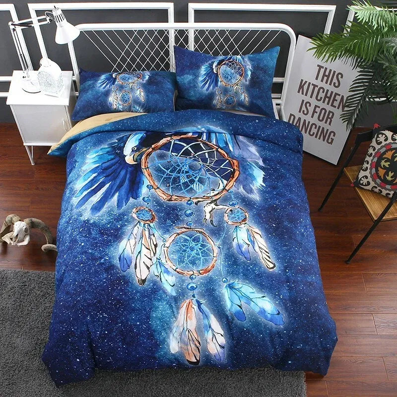 Blue Dream Arden Heritage Quilt / Doona / Duvet Cover set