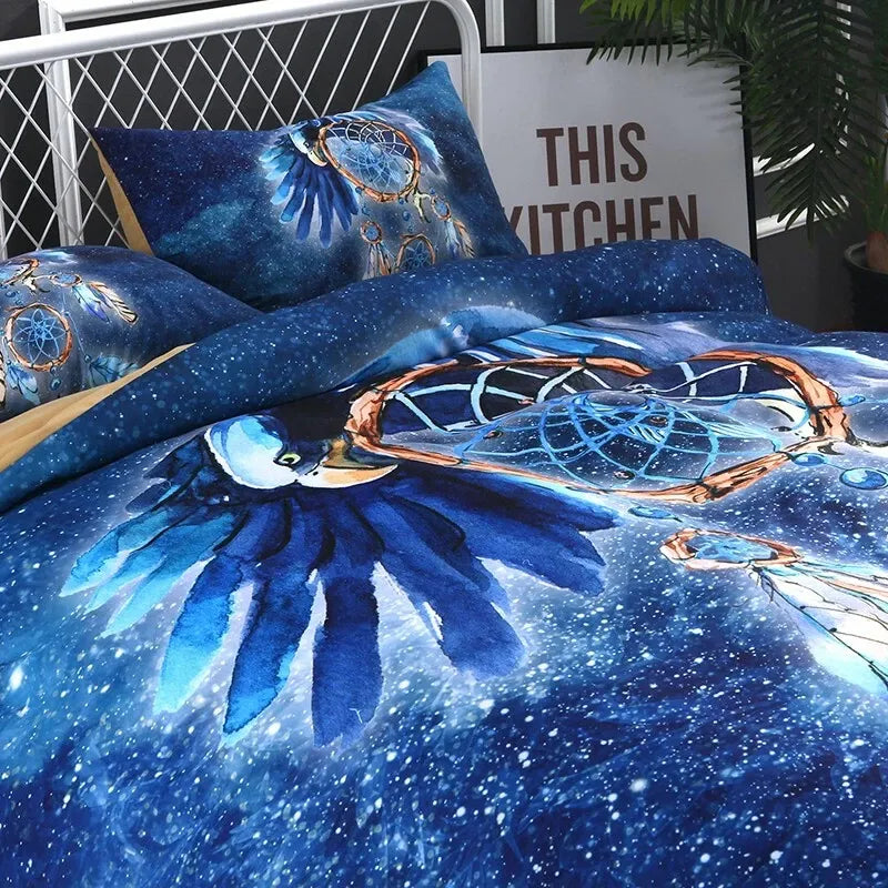 Blue Dream Arden Heritage Quilt / Doona / Duvet Cover set
