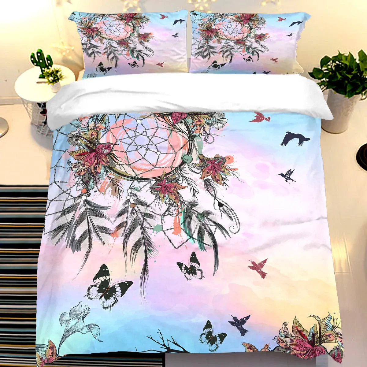 Dreamcather Monaco Leaf Quilt / Doona / Duvet Cover set