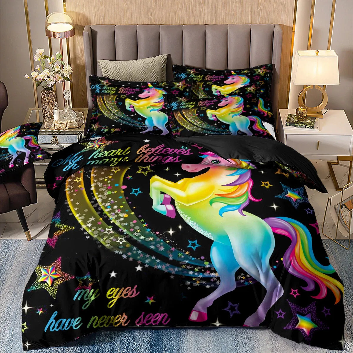 Unicorn Major Amalfi Leaf Quilt / Doona / Duvet Cover set