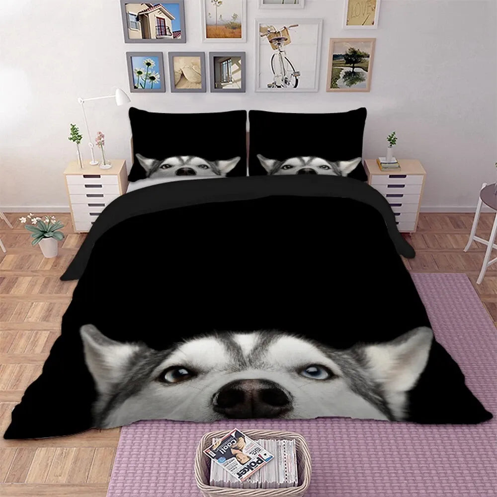 Dog Vivienne Gallery Quilt / Doona / Duvet Cover set