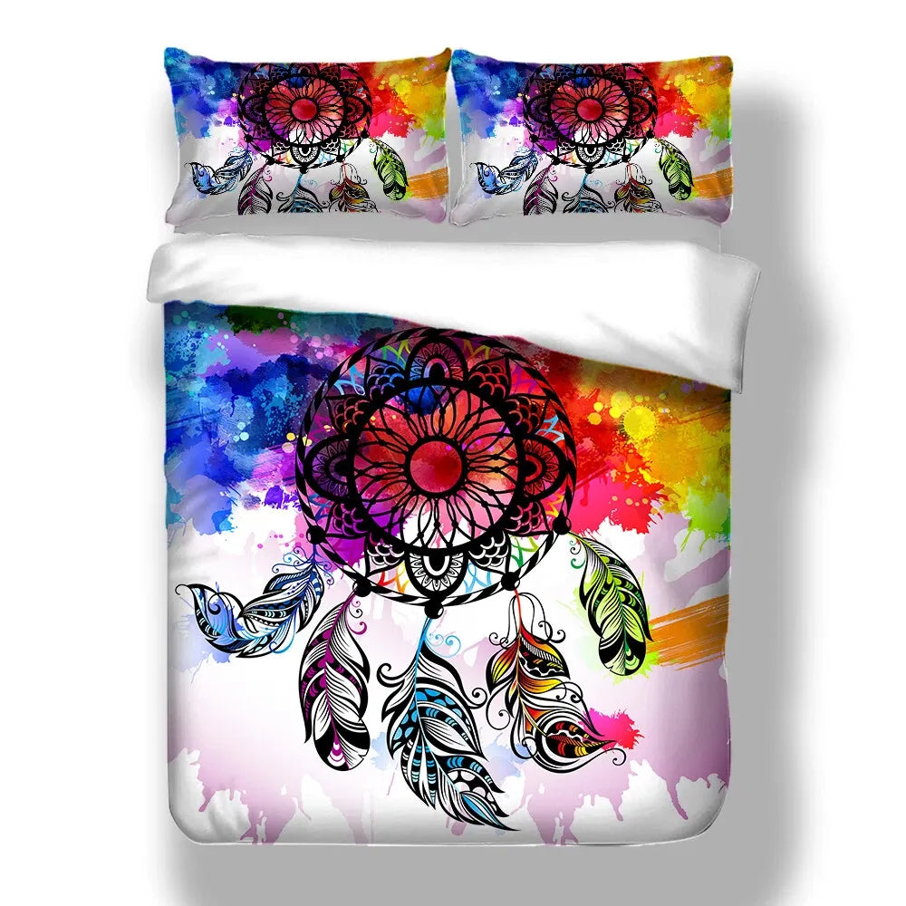 Colorful Dreamcatcher Estelle Ivy Quilt / Doona / Duvet Cover set