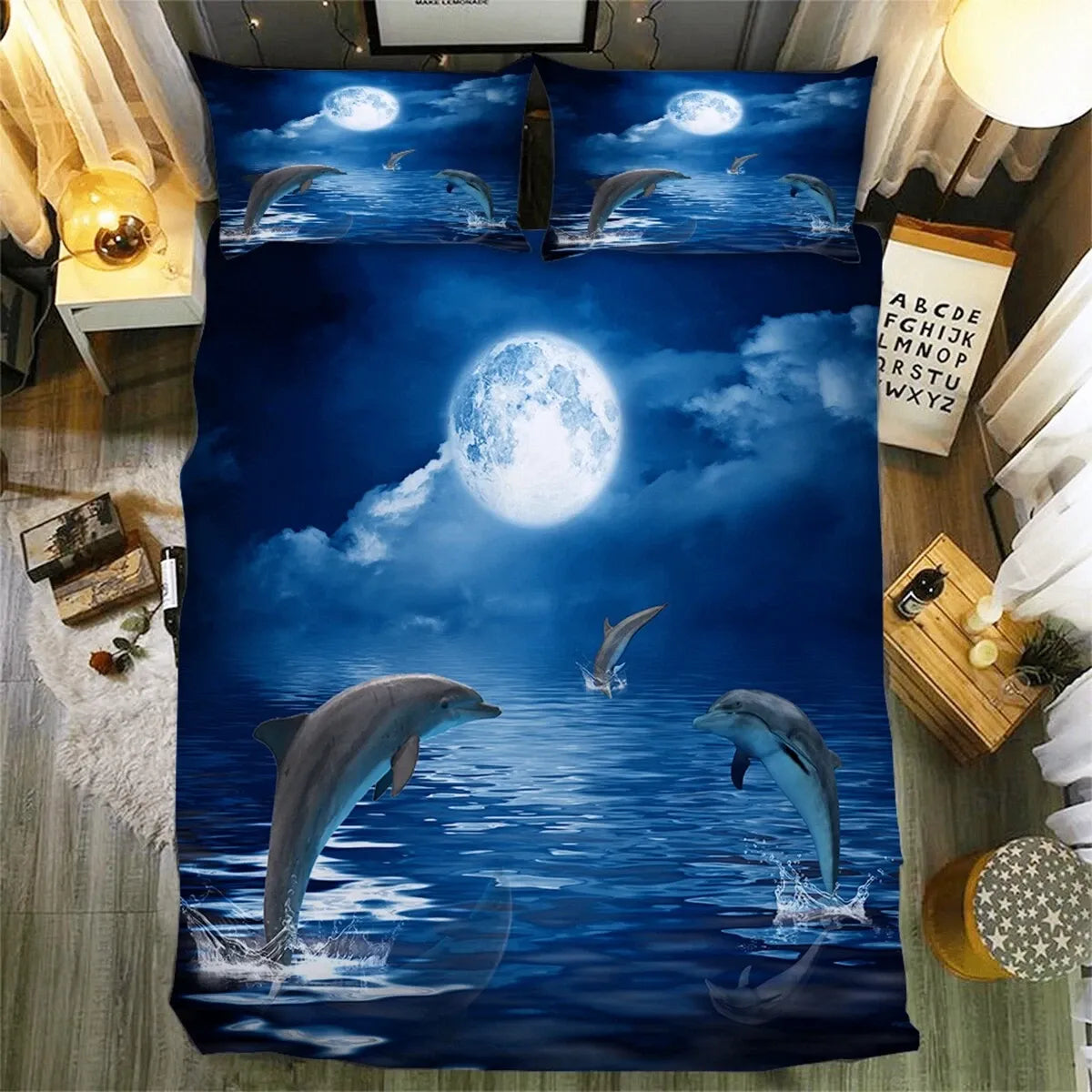 Blue Montreux Elegance Quilt / Doona / Duvet Cover set