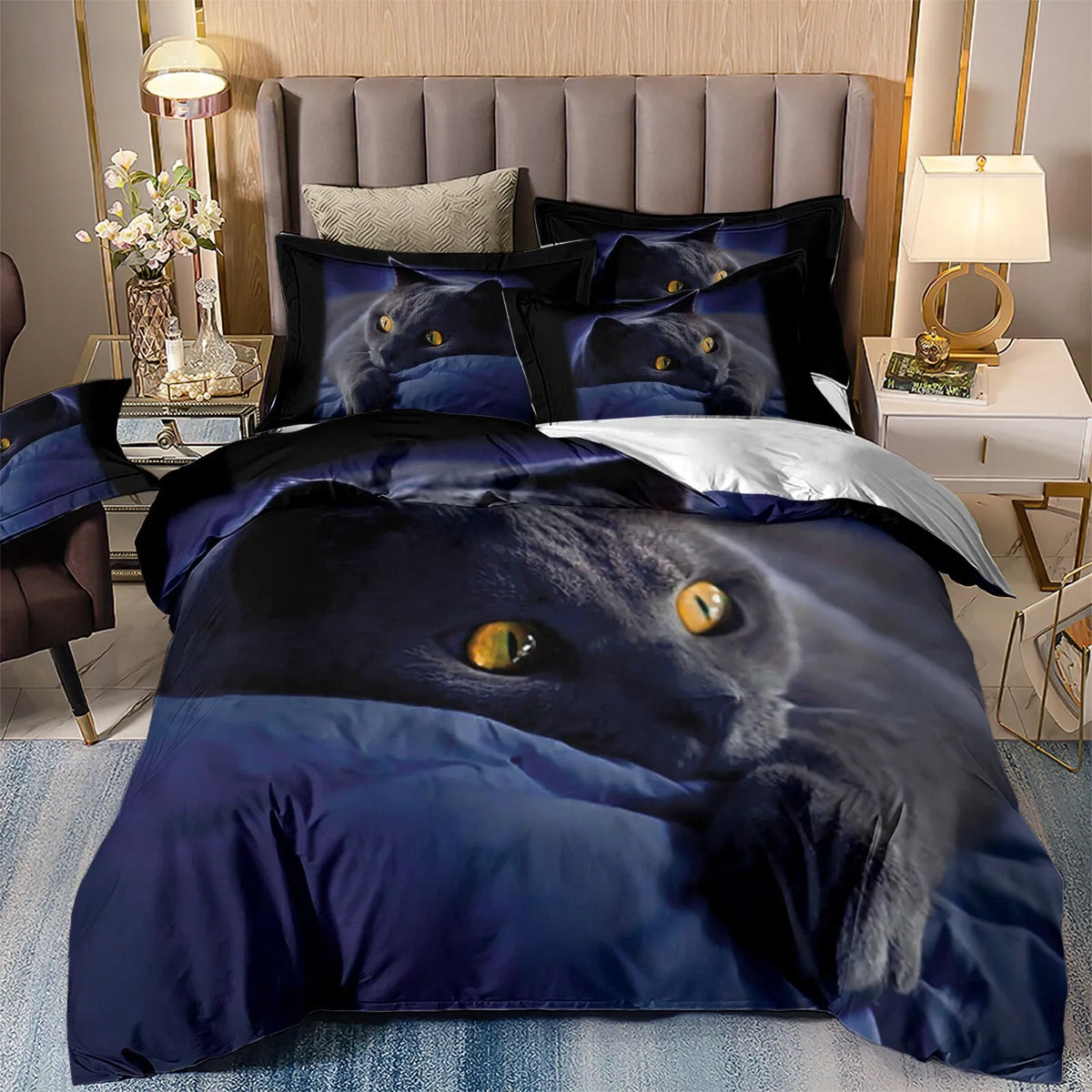 Cat Etoile Charm Quilt / Doona / Duvet Cover set