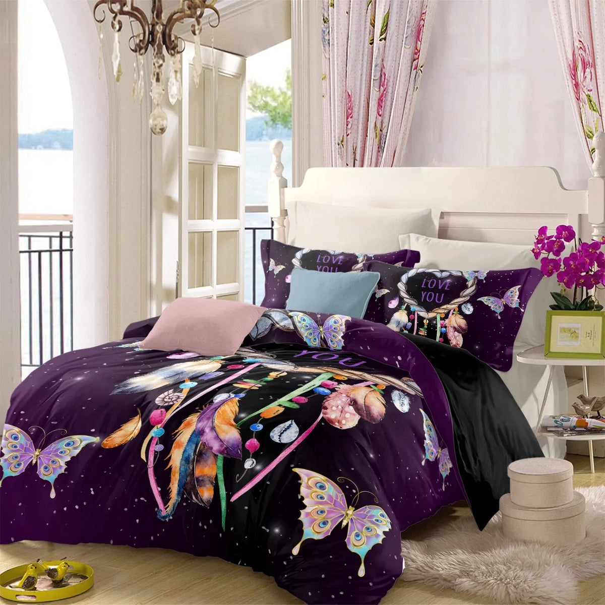 Leaf Nordic Bloomscape Quilt / Doona / Duvet Cover set