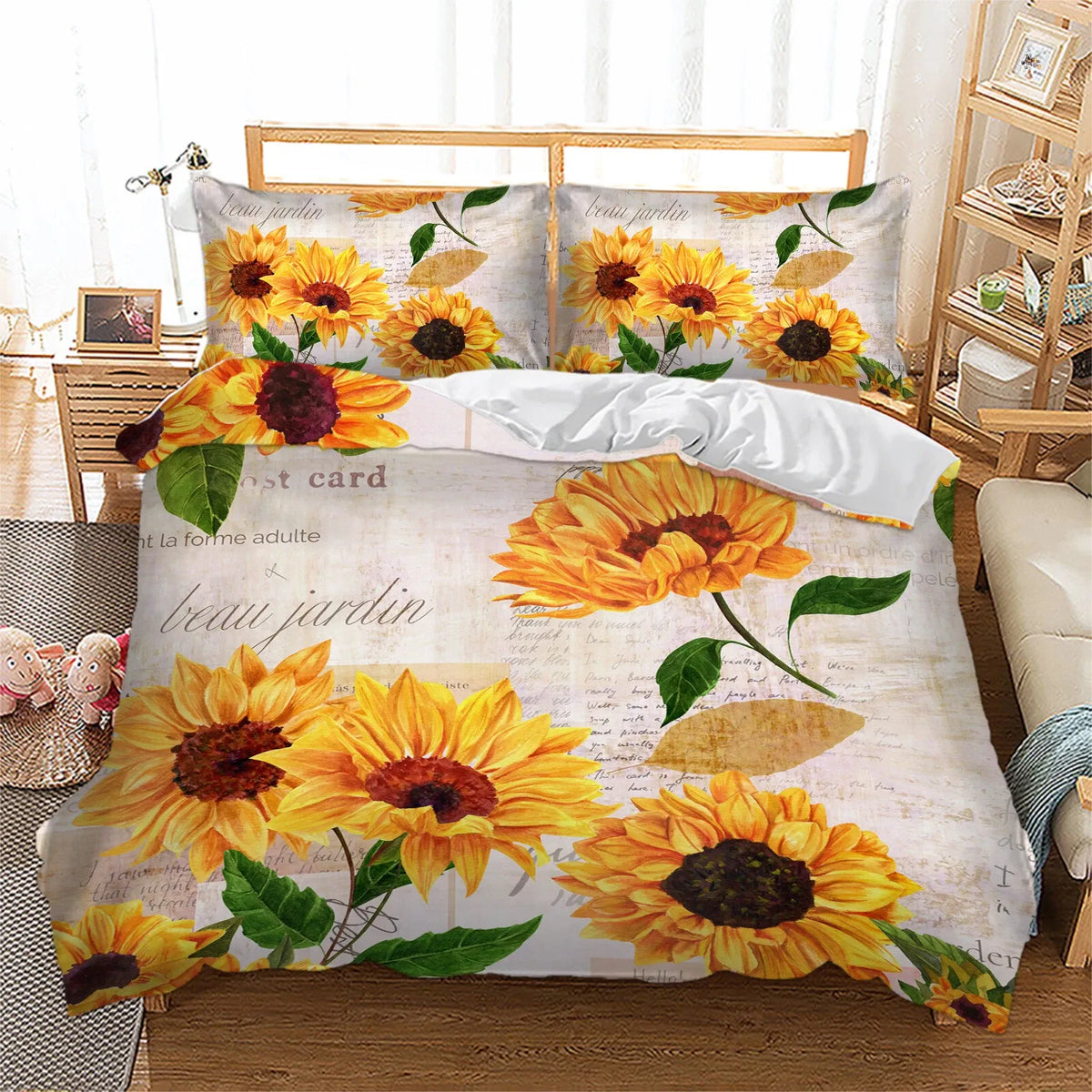Sunflowers Seraphine Gallery Quilt / Doona / Duvet Cover set