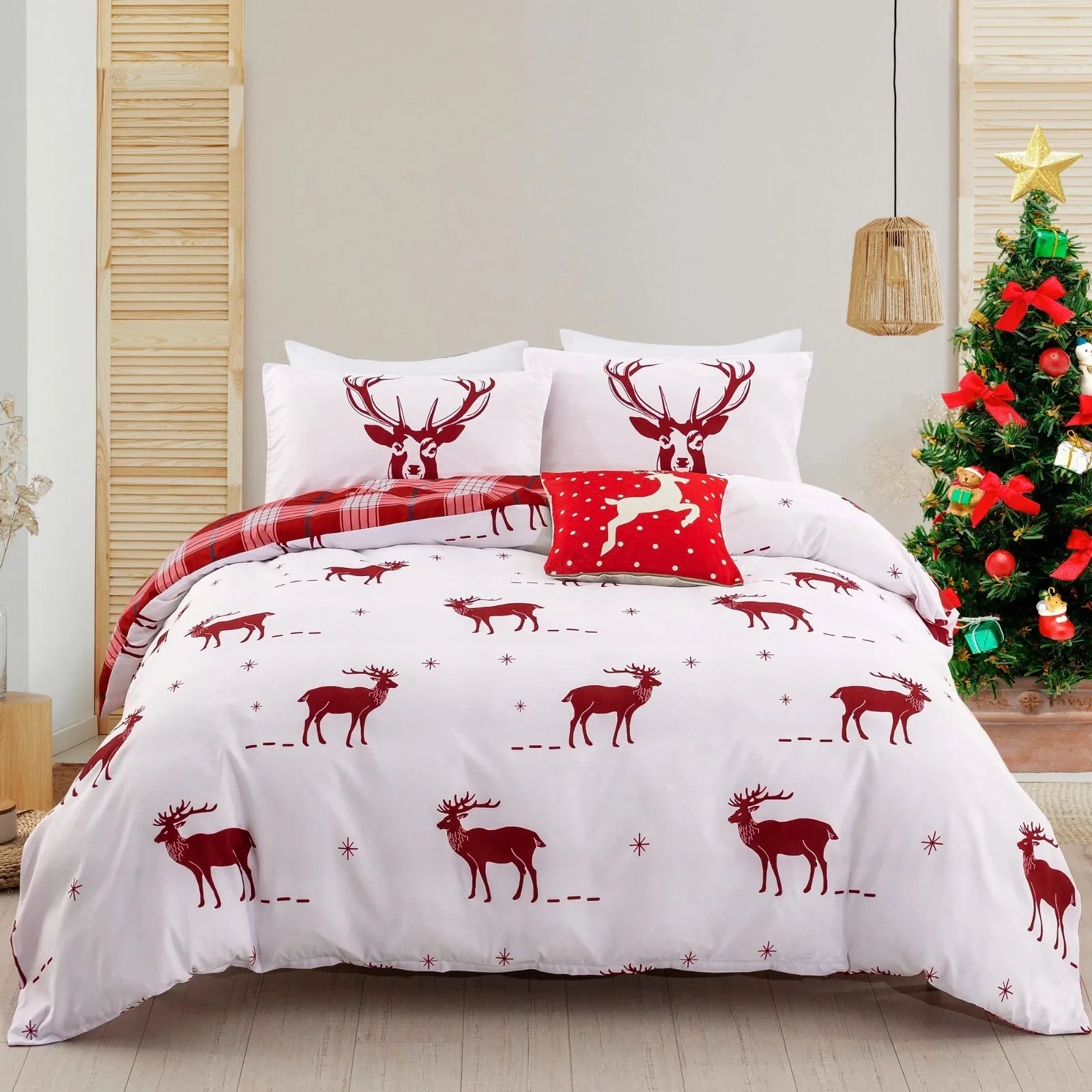 Christmas Venetian Serenity Quilt / Doona / Duvet Cover set