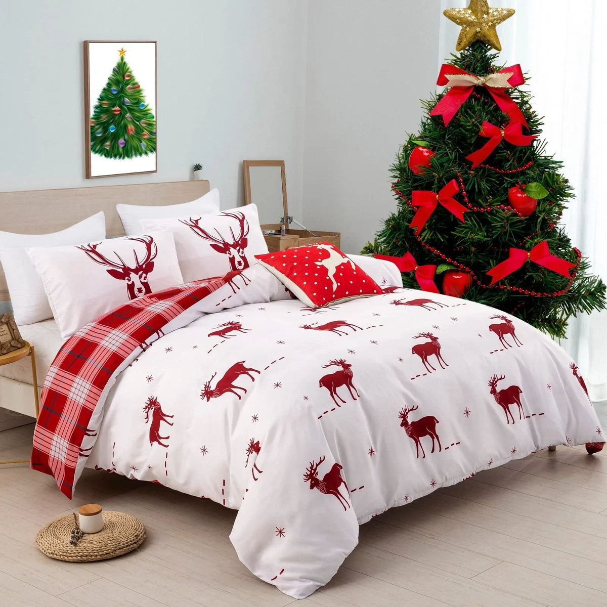 Christmas Venetian Serenity Quilt / Doona / Duvet Cover set