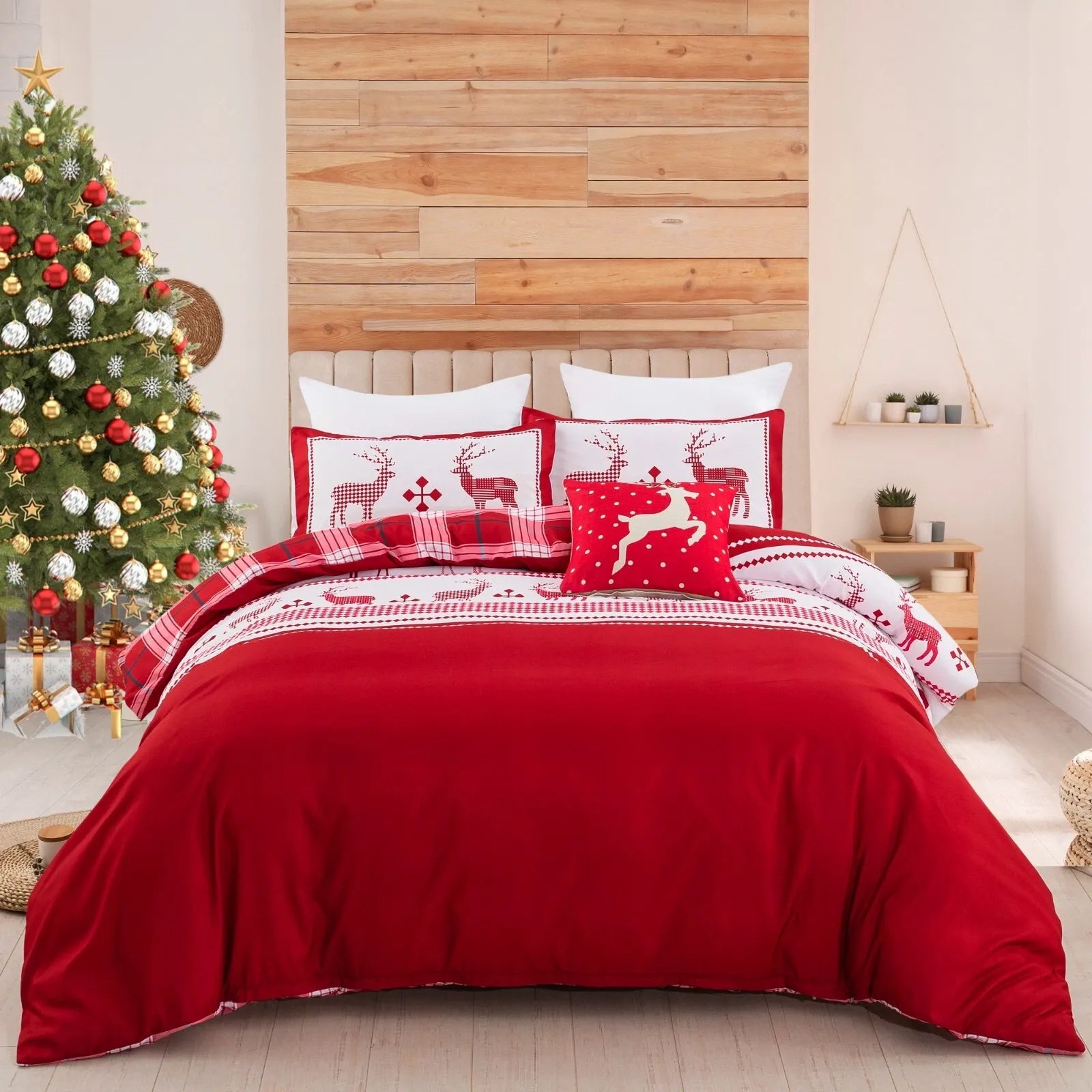 Christmas Maribel Paisley Quilt / Doona / Duvet Cover set