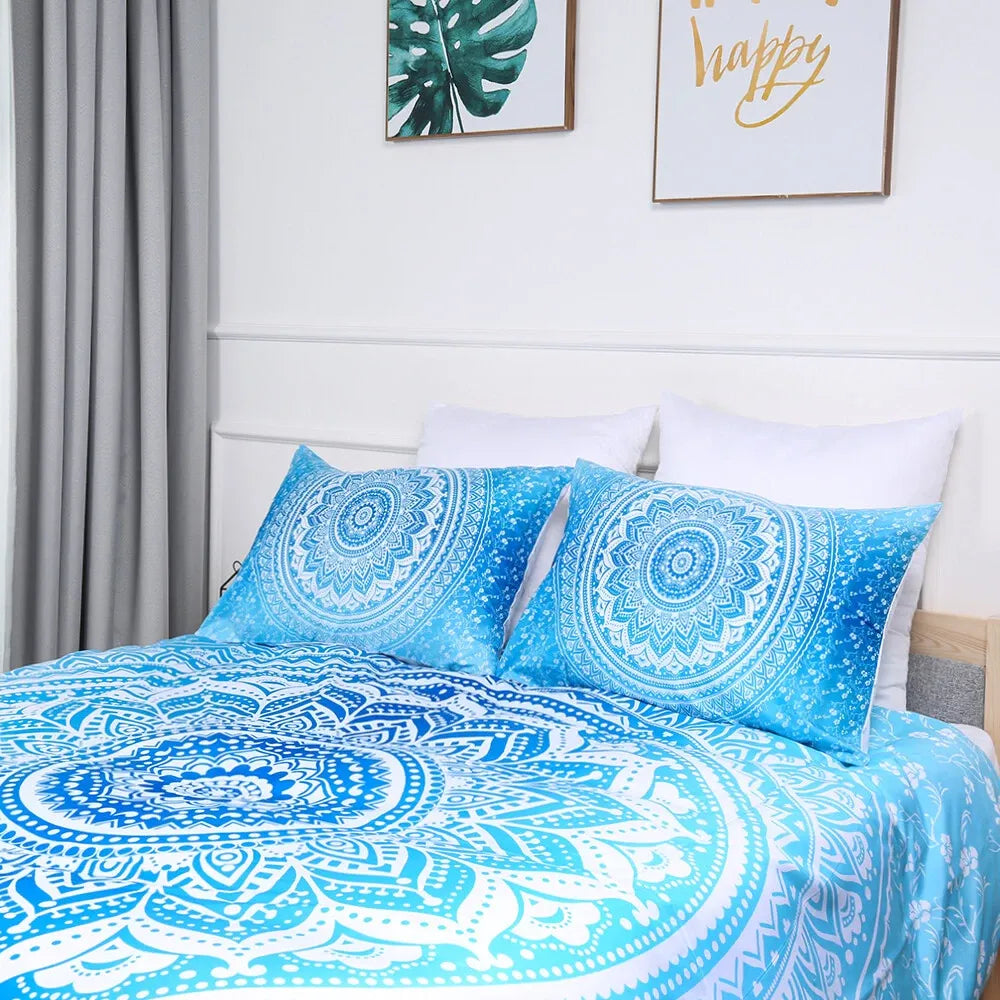 Blue Mandala Estelle Willow Quilt / Doona / Duvet Cover set