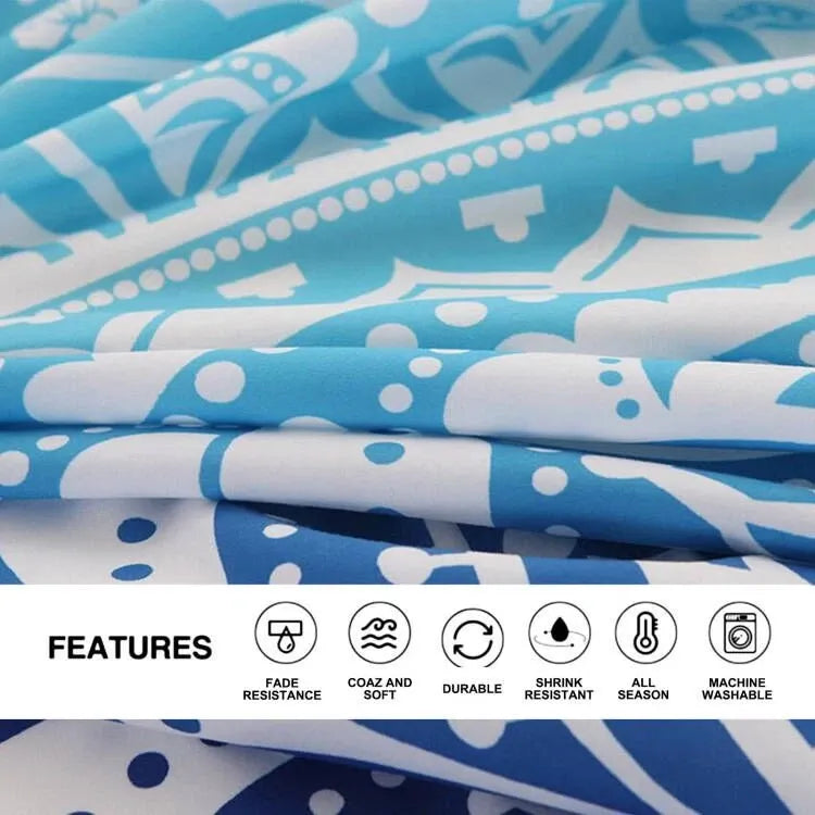 Blue Mandala Estelle Willow Quilt / Doona / Duvet Cover set