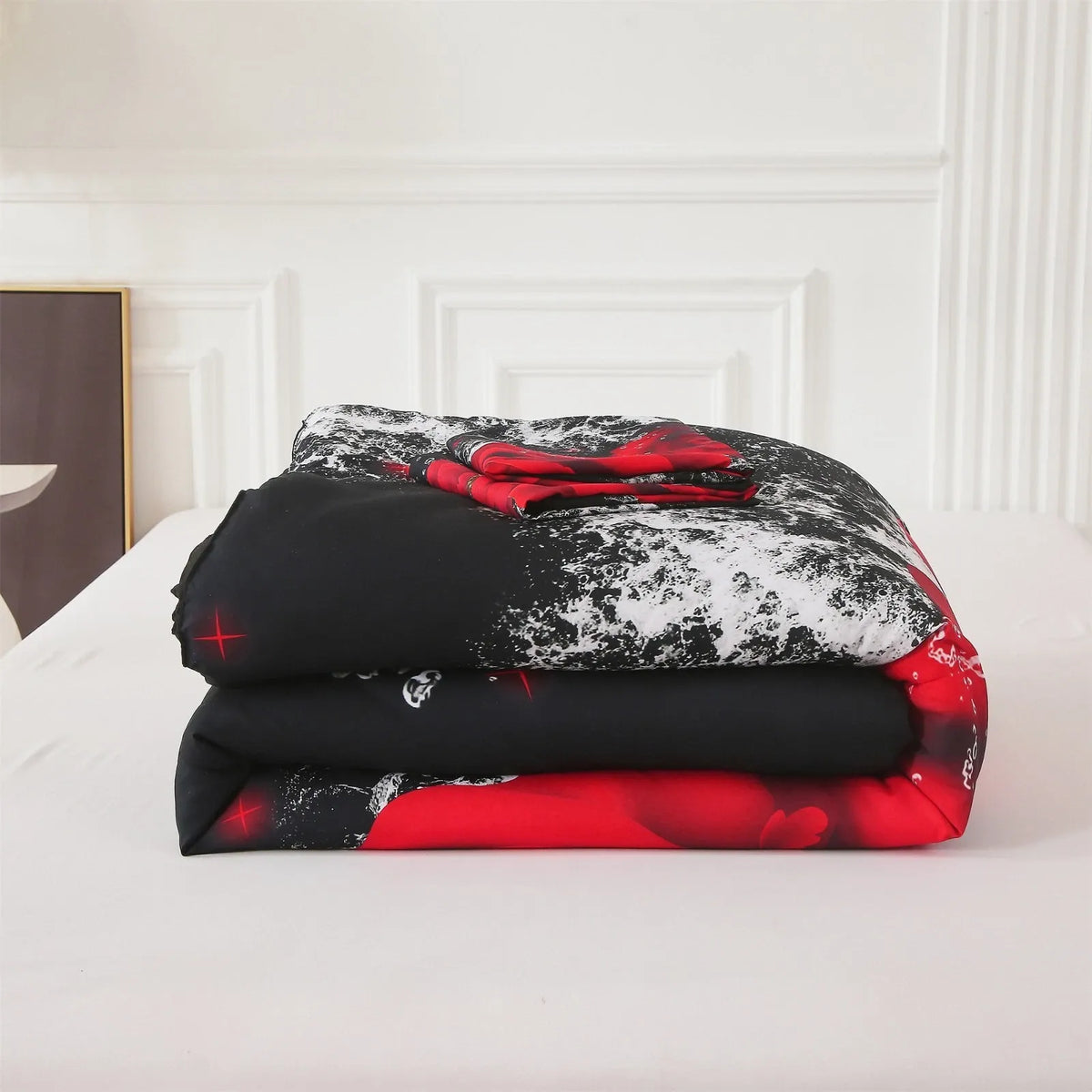 Red Rose Belgravia Dahlia Quilt / Doona / Duvet Cover set
