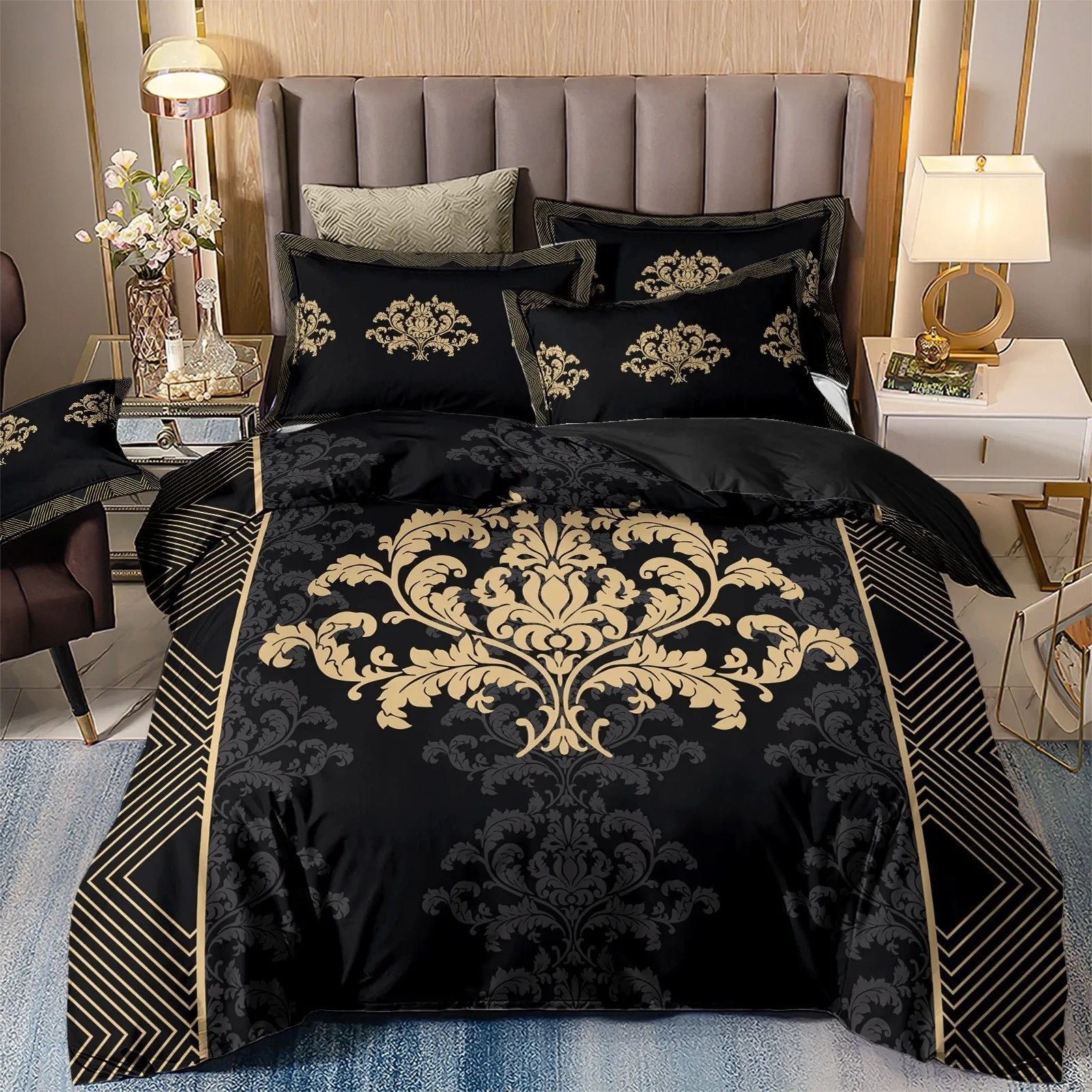 Bloom Damascus Monaco Atelier Quilt / Doona / Duvet Cover set