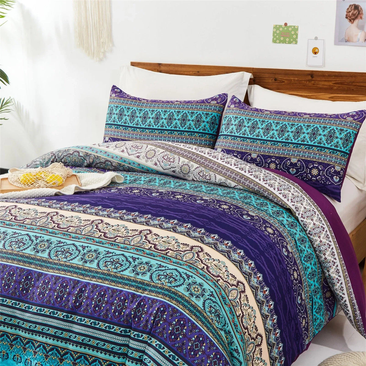 Marble Stripe Palermo Gallery Quilt / Doona / Duvet Cover set