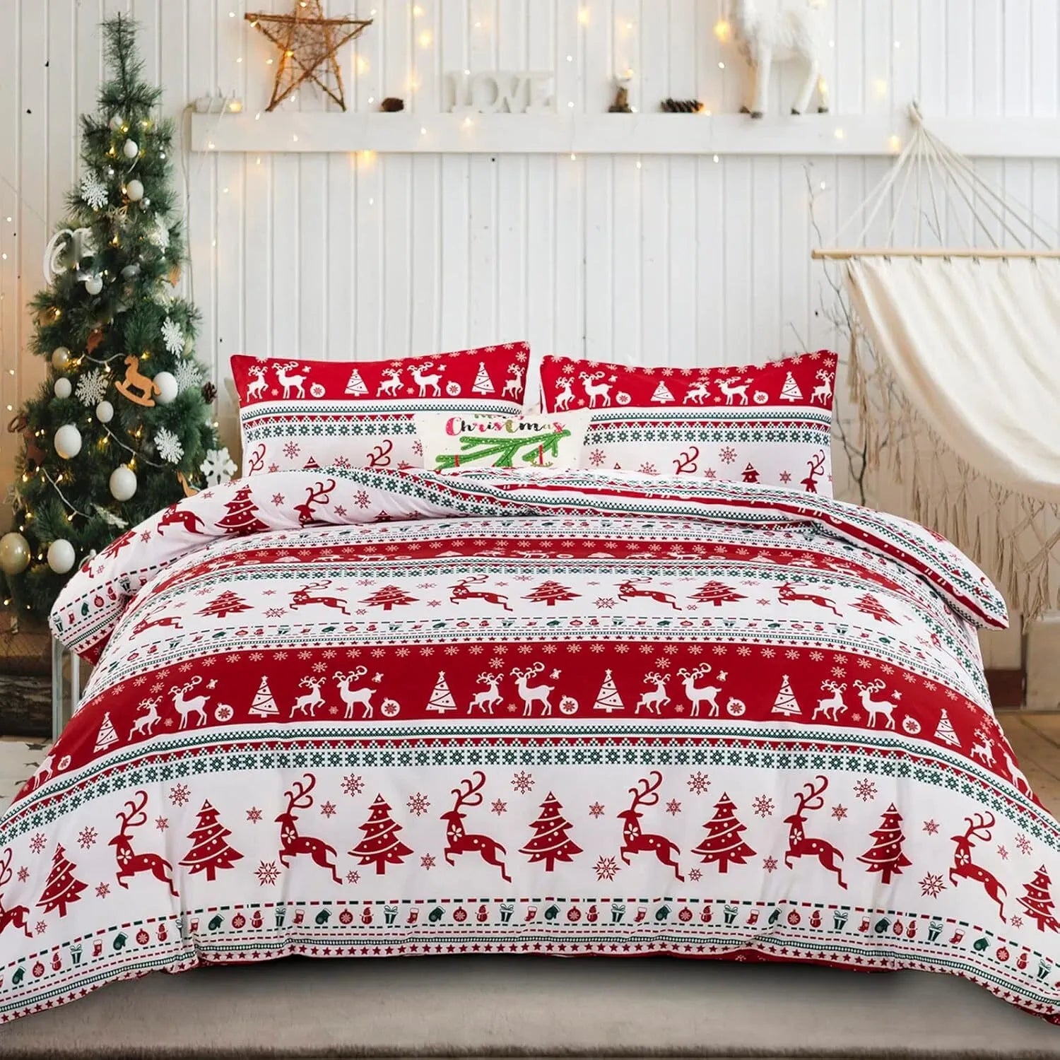 Christmas Amalfi Ivy Quilt / Doona / Duvet Cover set