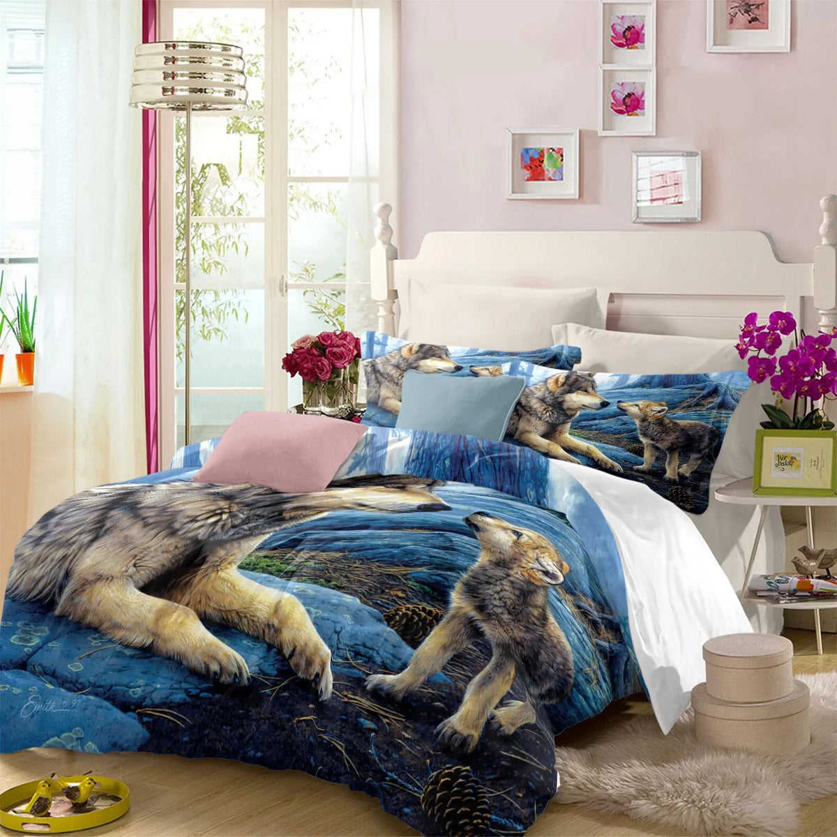Wolf Florence Dream Quilt / Doona / Duvet Cover set
