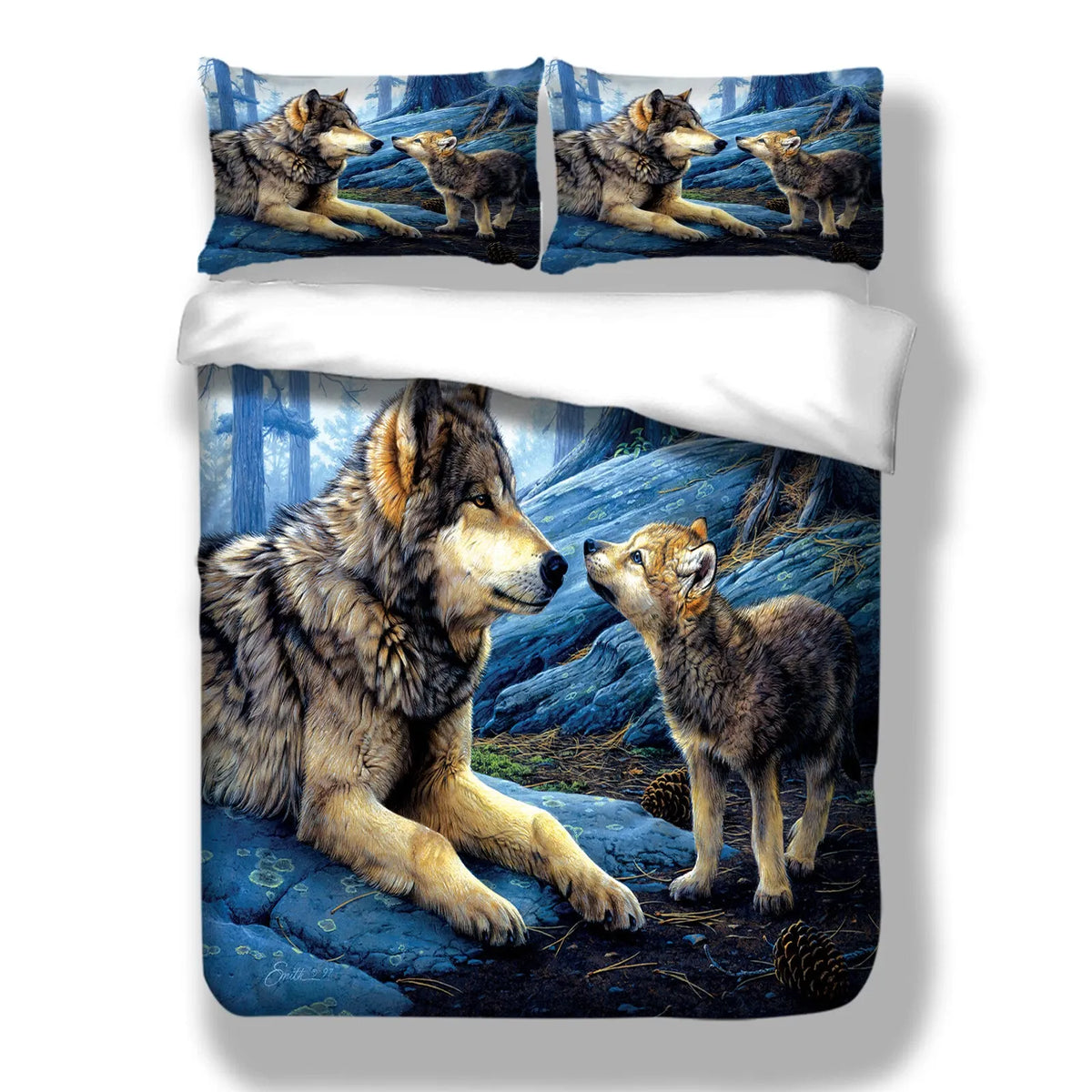 Wolf Florence Dream Quilt / Doona / Duvet Cover set