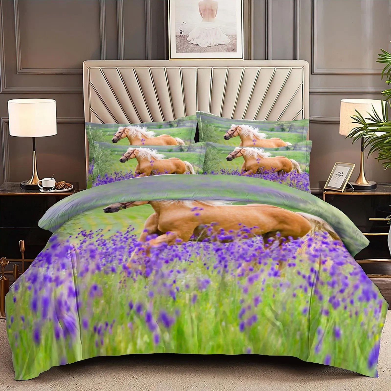 Horse Calais Atelier Quilt / Doona / Duvet Cover set
