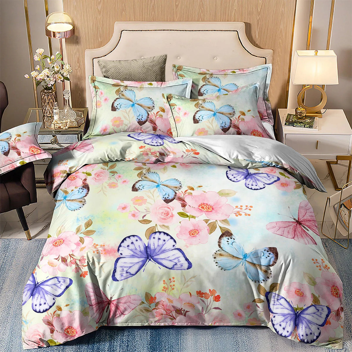 Butterfly Verona Paisley Quilt / Doona / Duvet Cover set