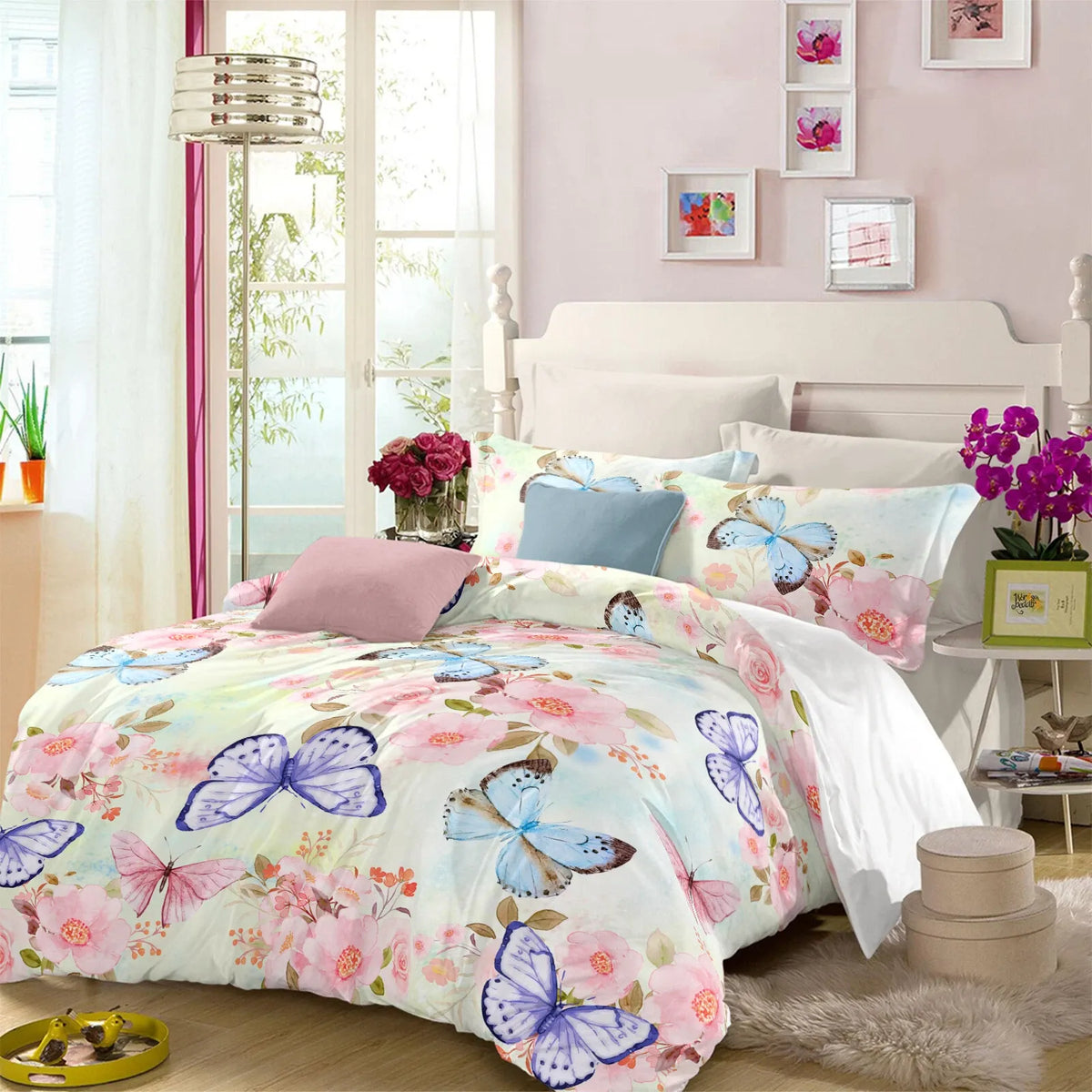 Butterfly Verona Paisley Quilt / Doona / Duvet Cover set