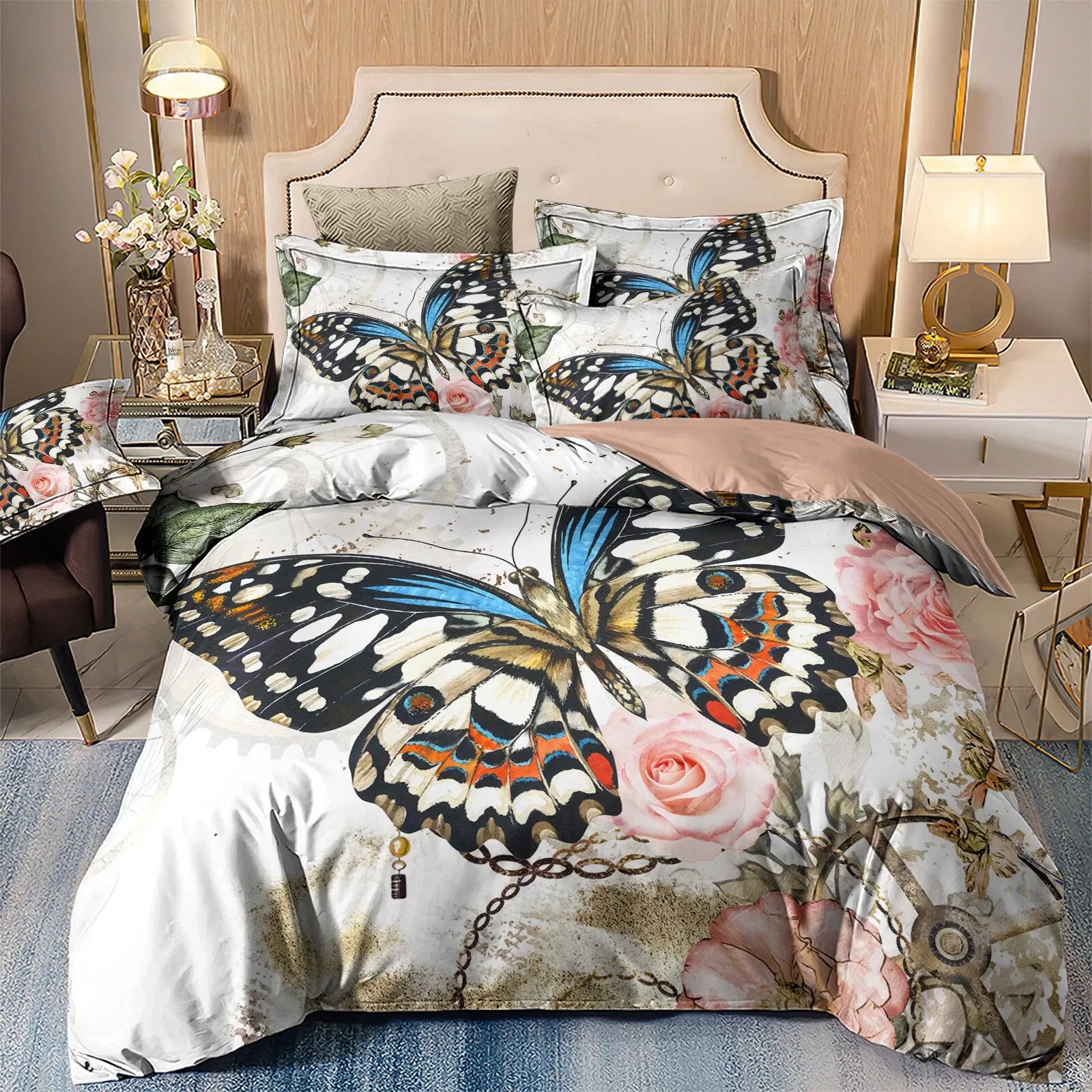 Butterfly Florence Atelier Quilt / Doona / Duvet Cover set