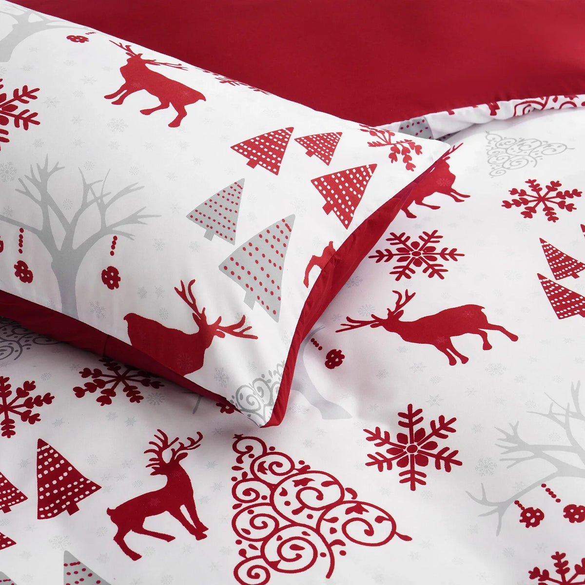 Christmas Santa Como Dahlia Quilt / Doona / Duvet Cover set