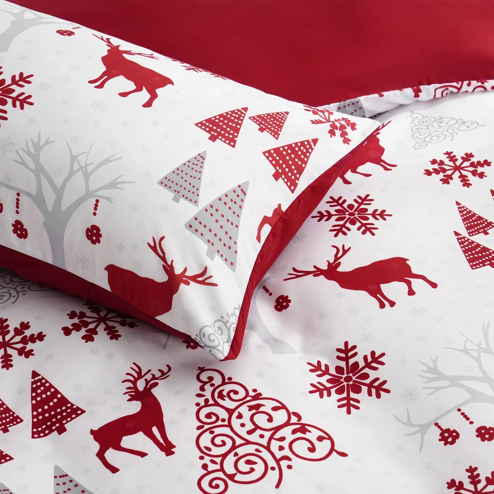 Christmas Santa Como Dahlia Quilt / Doona / Duvet Cover set