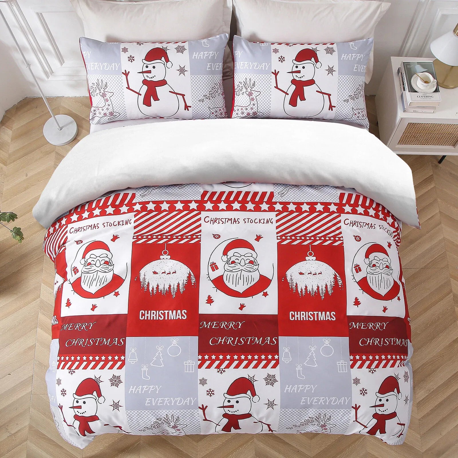 Christmas Florence Eden Quilt / Doona / Duvet Cover set