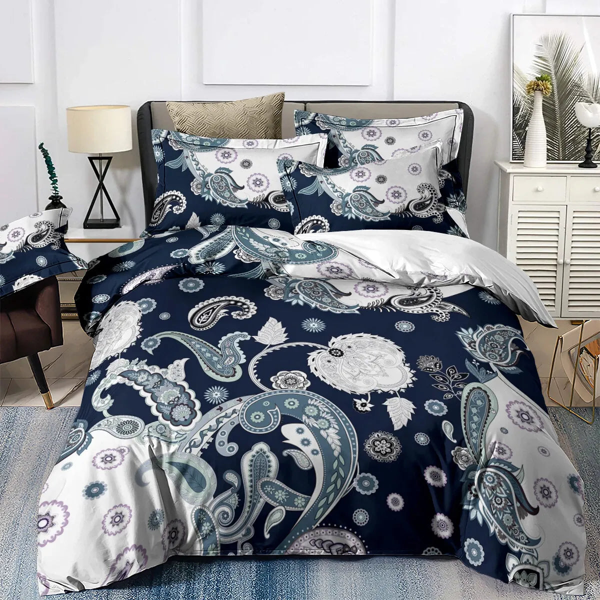 Maison Monaco Botanical Quilt / Doona / Duvet Cover set