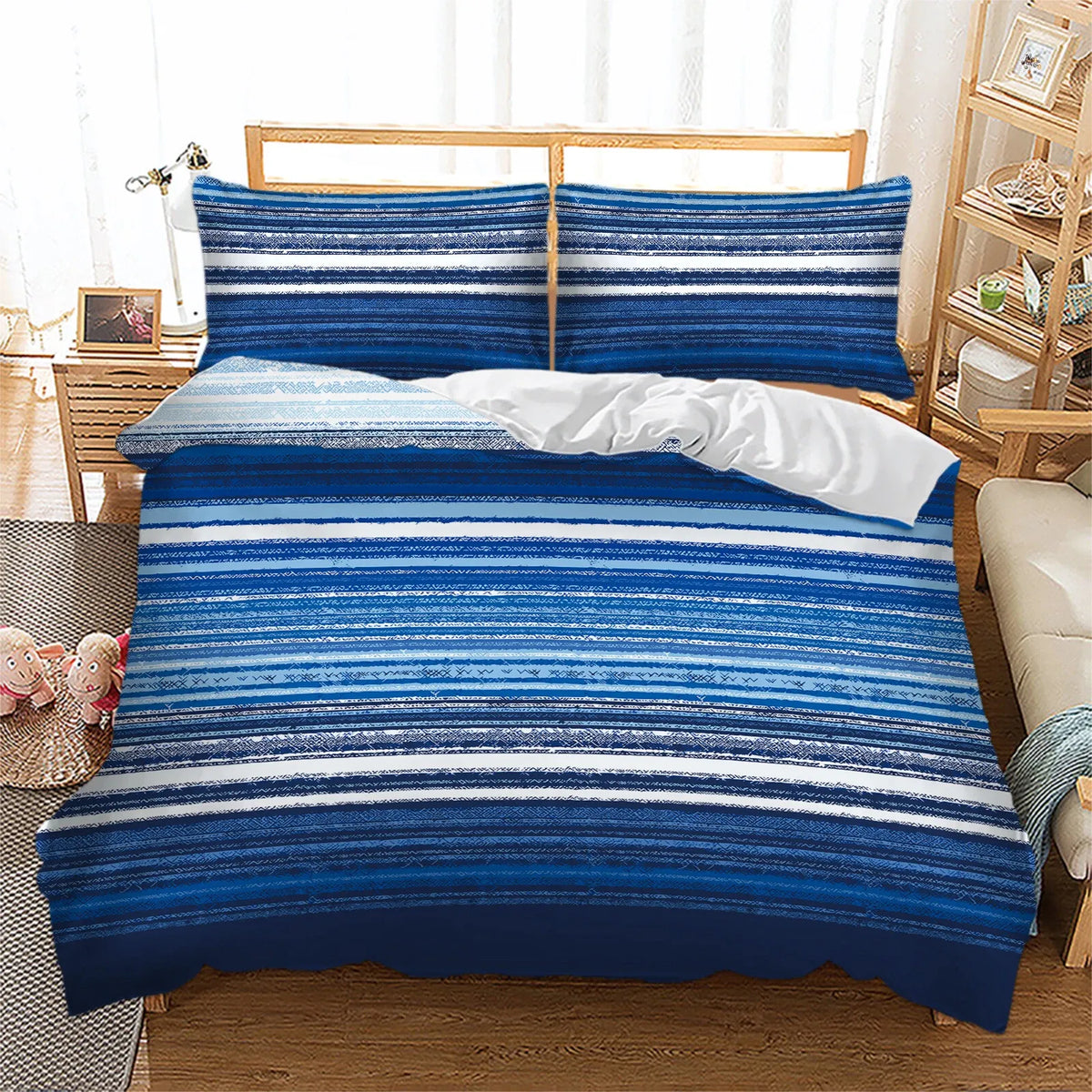 Stripe Catalina Ivy Quilt / Doona / Duvet Cover set