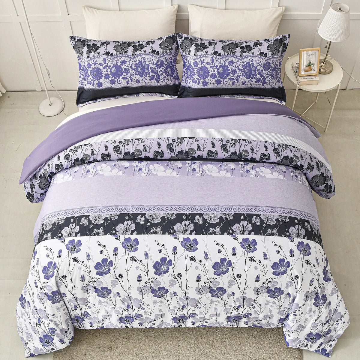 Flowers Coralie Charm Quilt / Doona / Duvet Cover set