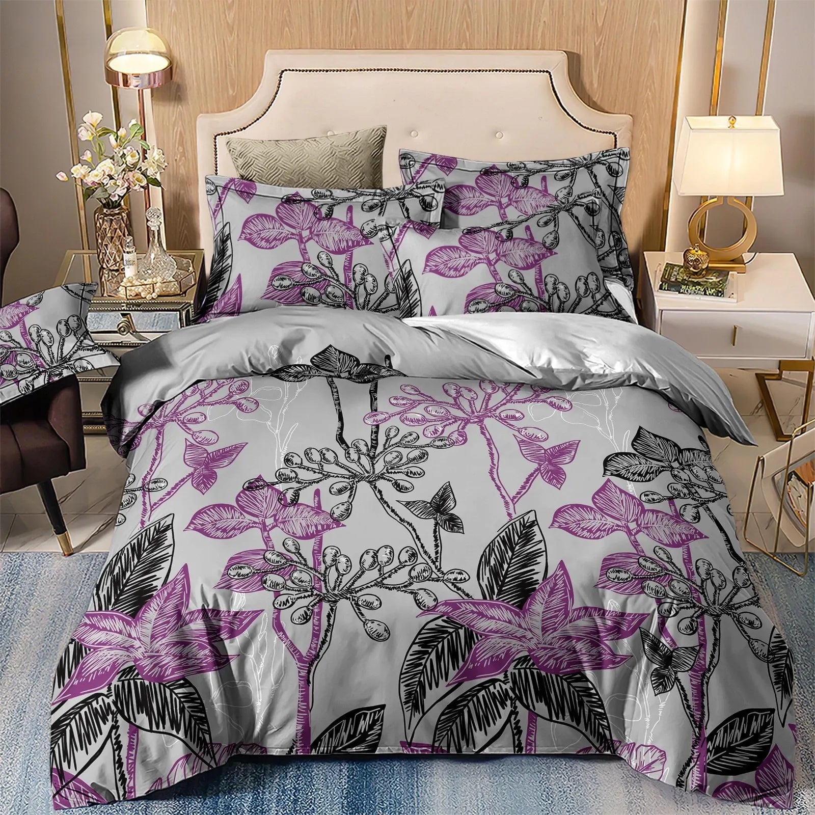 Bloom Calais Eden Quilt / Doona / Duvet Cover set