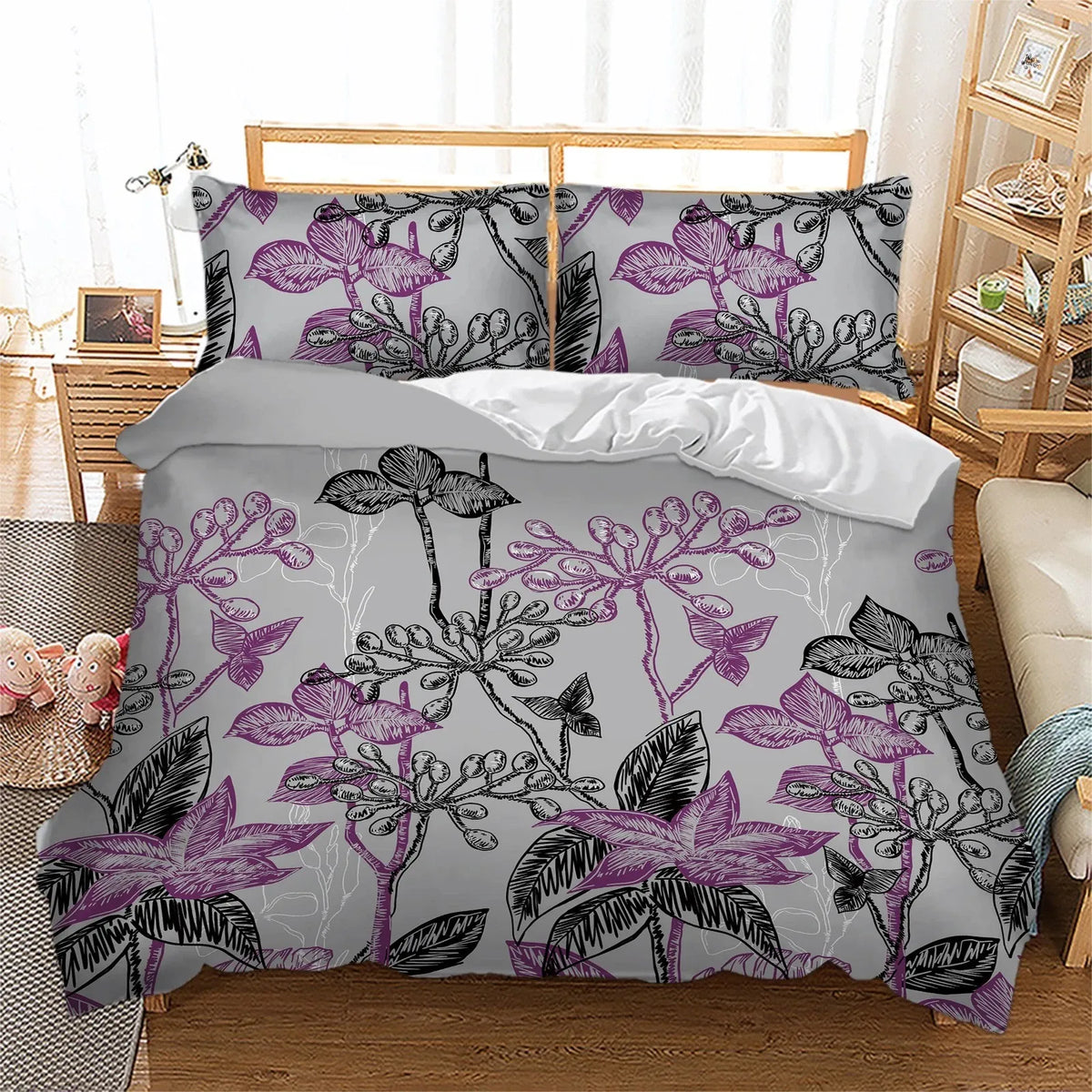 Bloom Calais Eden Quilt / Doona / Duvet Cover set