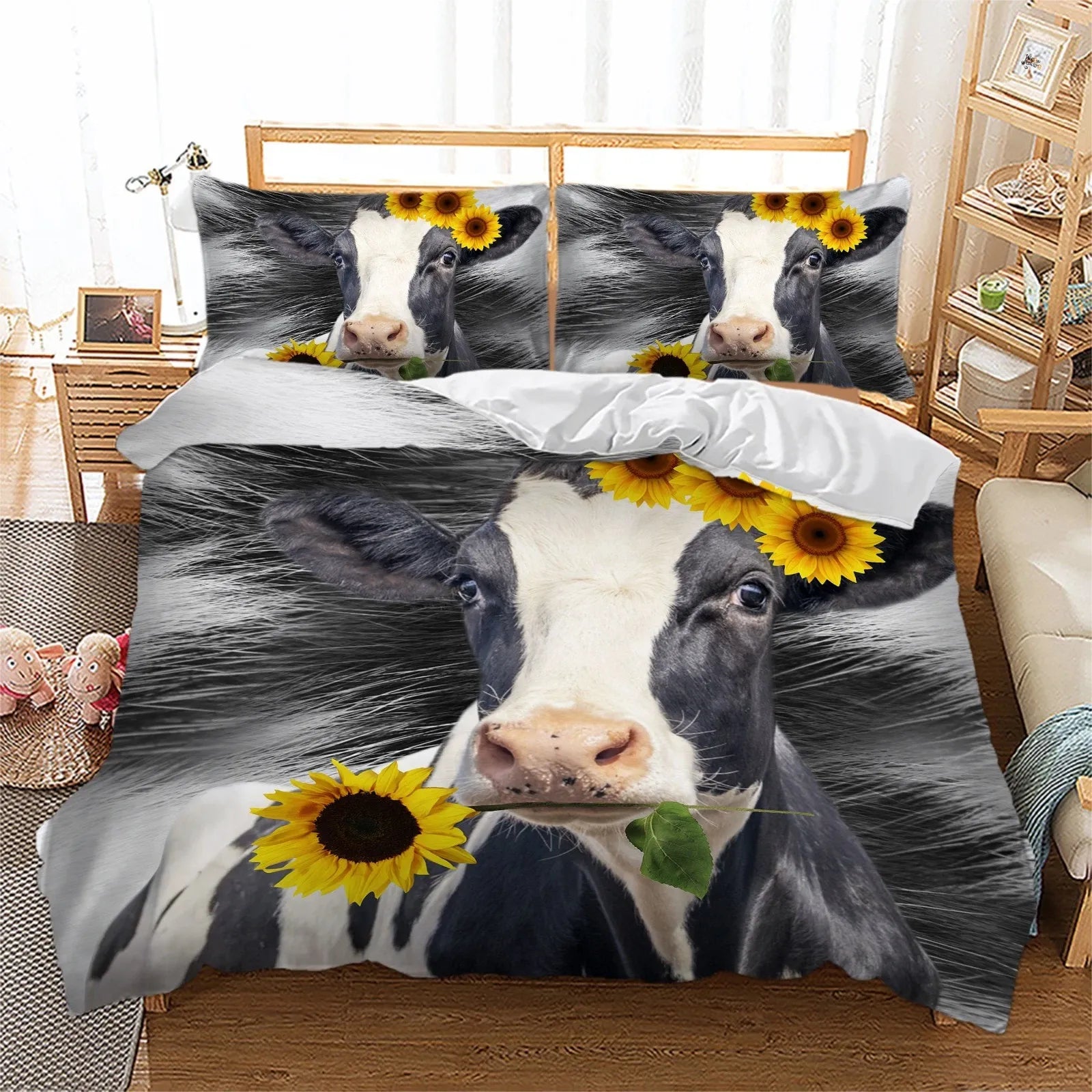 Bouquet Solenne Bloomscape Quilt / Doona / Duvet Cover set