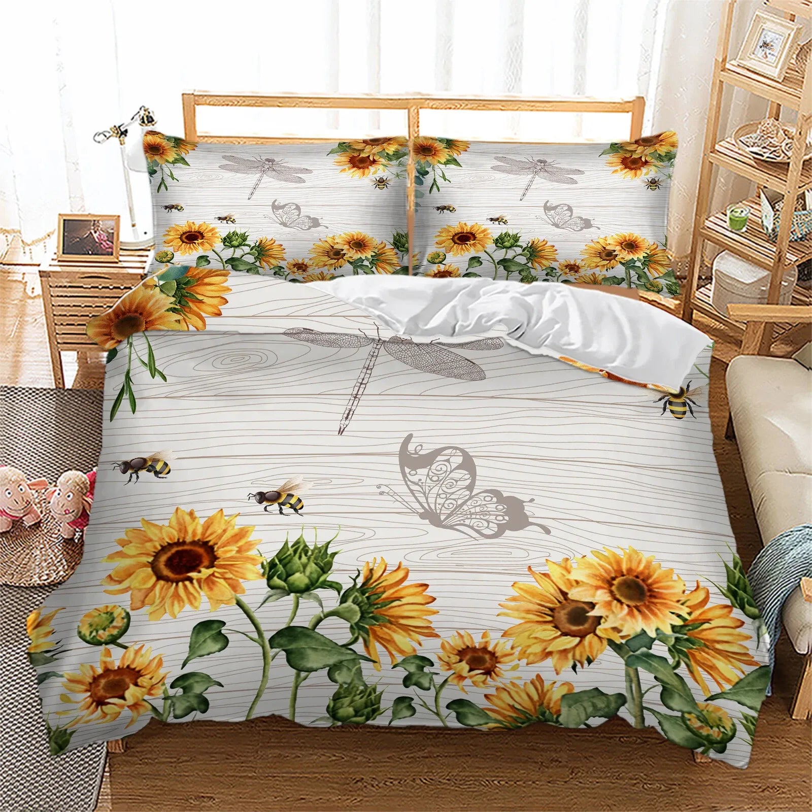 New Sabine Marigold Quilt / Doona / Duvet Cover set