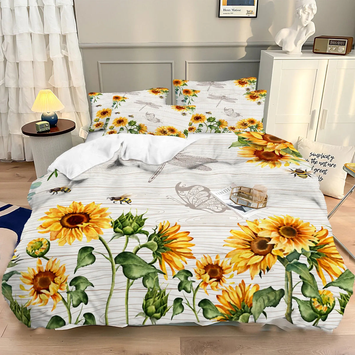 New Sabine Marigold Quilt / Doona / Duvet Cover set