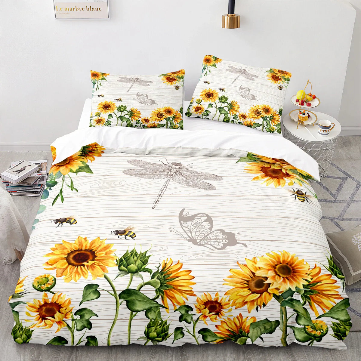 New Sabine Marigold Quilt / Doona / Duvet Cover set