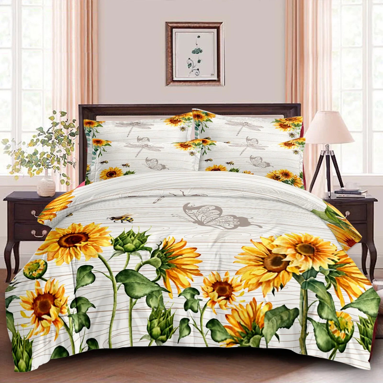 New Sabine Marigold Quilt / Doona / Duvet Cover set