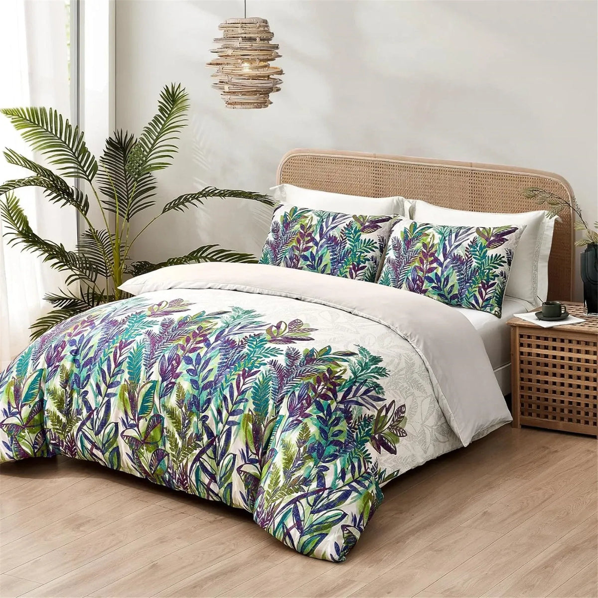Marble Leaf Solenne Ivy Quilt / Doona / Duvet Cover set
