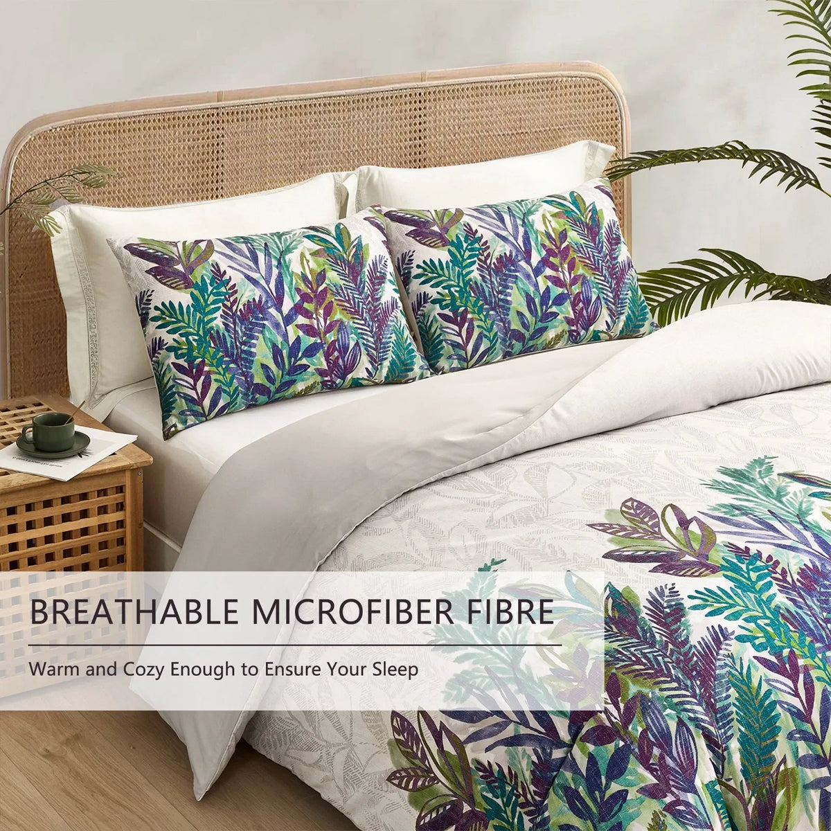Marble Leaf Solenne Ivy Quilt / Doona / Duvet Cover set