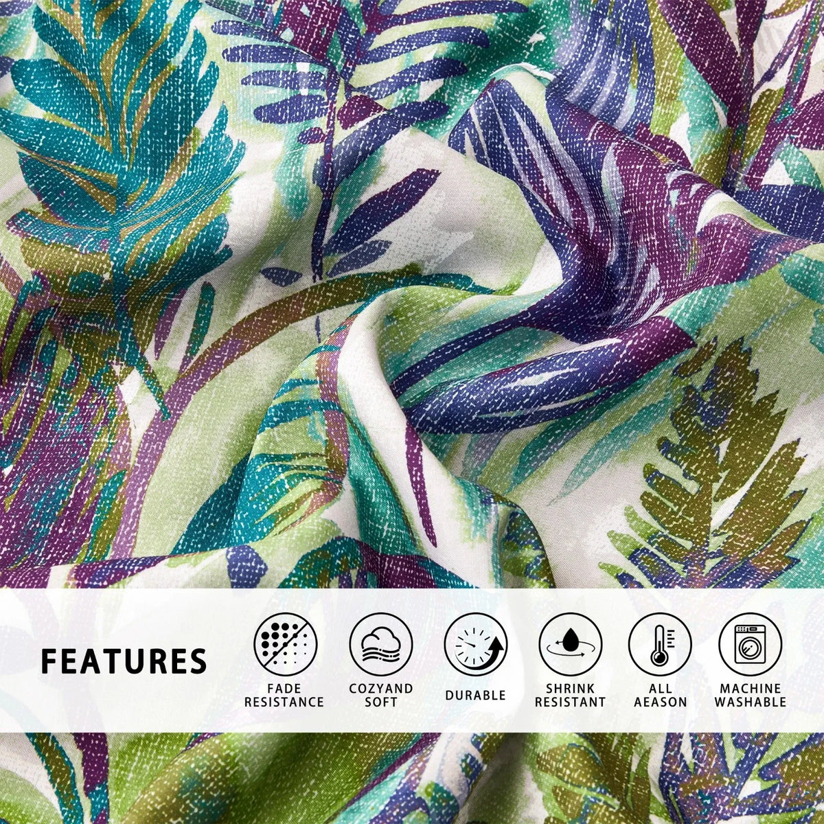 Marble Leaf Solenne Ivy Quilt / Doona / Duvet Cover set