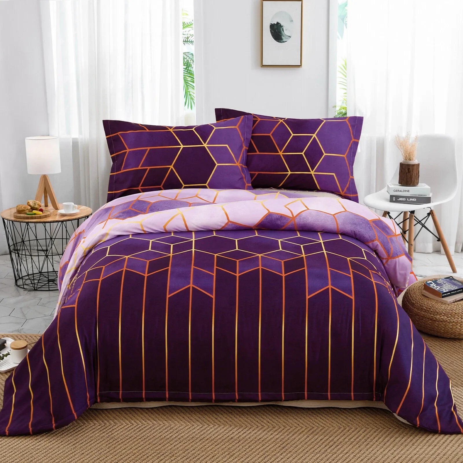 Bohemian Lumiere Dahlia Quilt / Doona / Duvet Cover set
